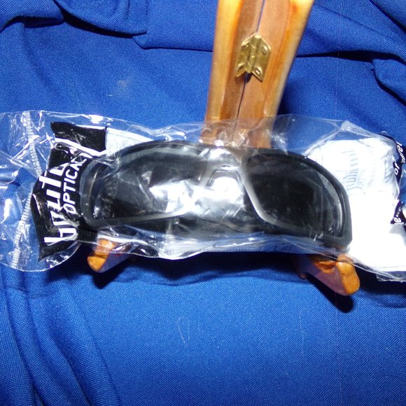 Bouton Optical Safety Glasses : Squadron Gray anti-scratch anti-fog - New in PKG - Picture 1 of 6